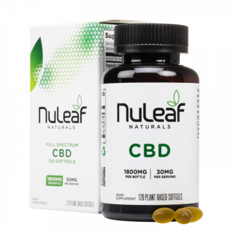 NuLeaf Naturals Full Spectrum CBD SOFTGEL