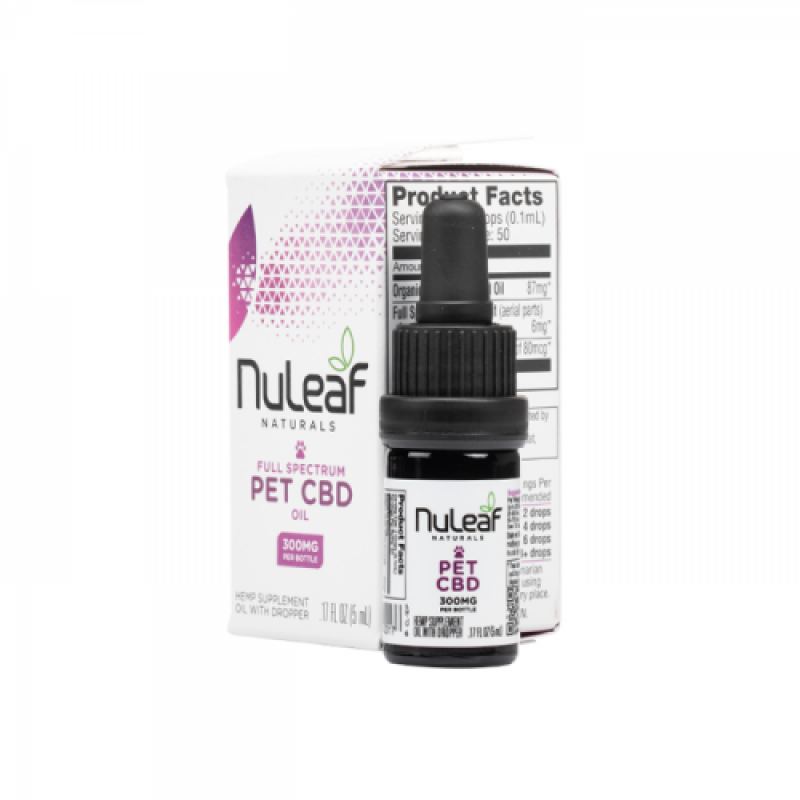 NuLeaf Naturals Full Spectrum Hemp CBD Pet Oil