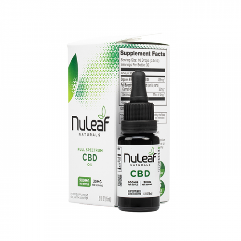 NuLeaf Naturals Full Spectrum Hemp CBD Oil