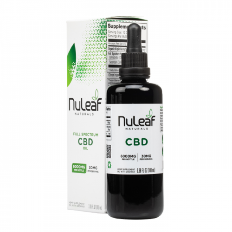 NuLeaf Naturals Full Spectrum Hemp CBD Oil