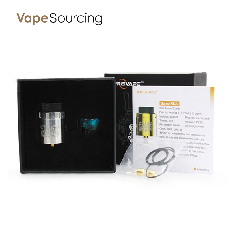 SerisVape SAMO BF RDA 24mm Rebuildable Dripping Atomizer