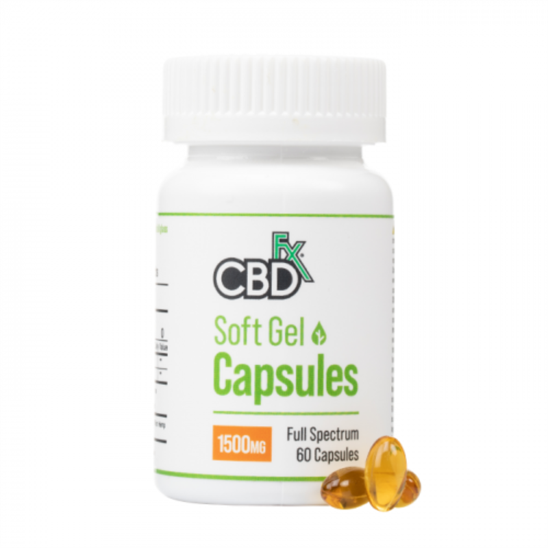 CBDfx Full Spectrum CBD Softgel Capsules