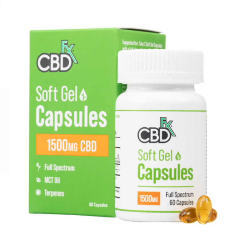 CBDfx Full Spectrum CBD Softgel Capsules