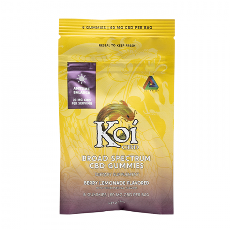 Koi CBD Anytime Balance Broad Spectrum CBD Gummies