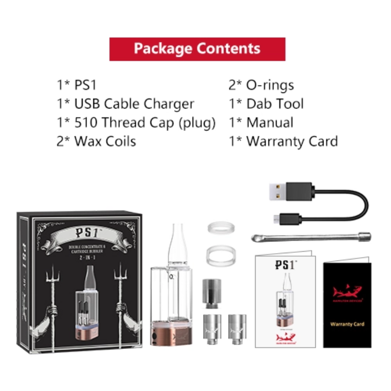 Hamilton Devices PS1 Vaporizer Battery Mod 1100mAh