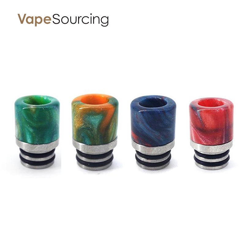 SS&Resin Drip tip Wide Bore 510 Thread