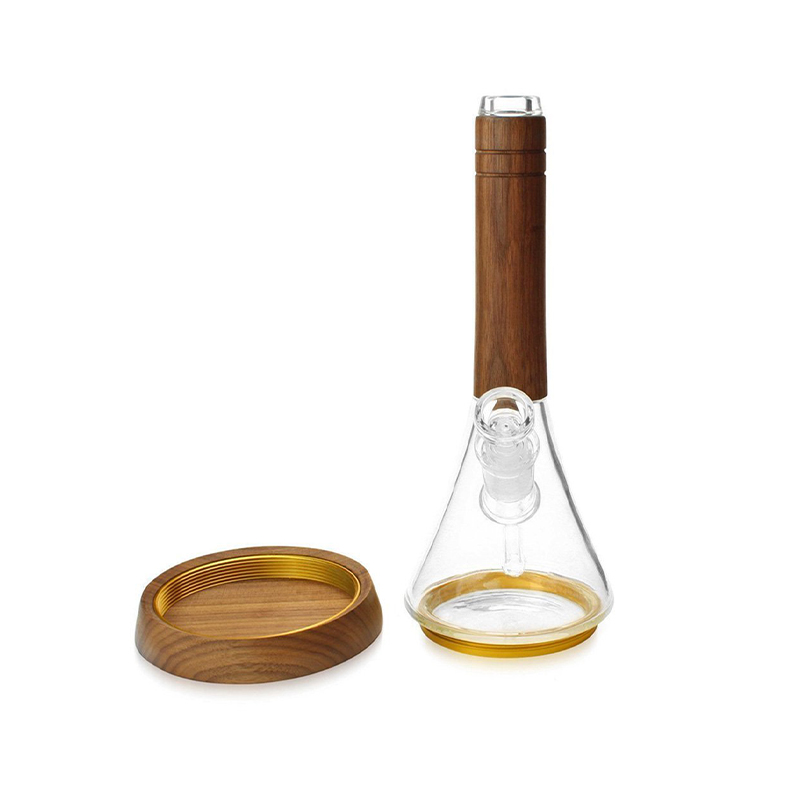 Marley Natural Glass & Walnut Water Pipe