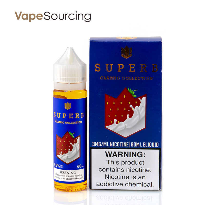 Superb Classic Collection Strawberry Milk E-Juice 60ml