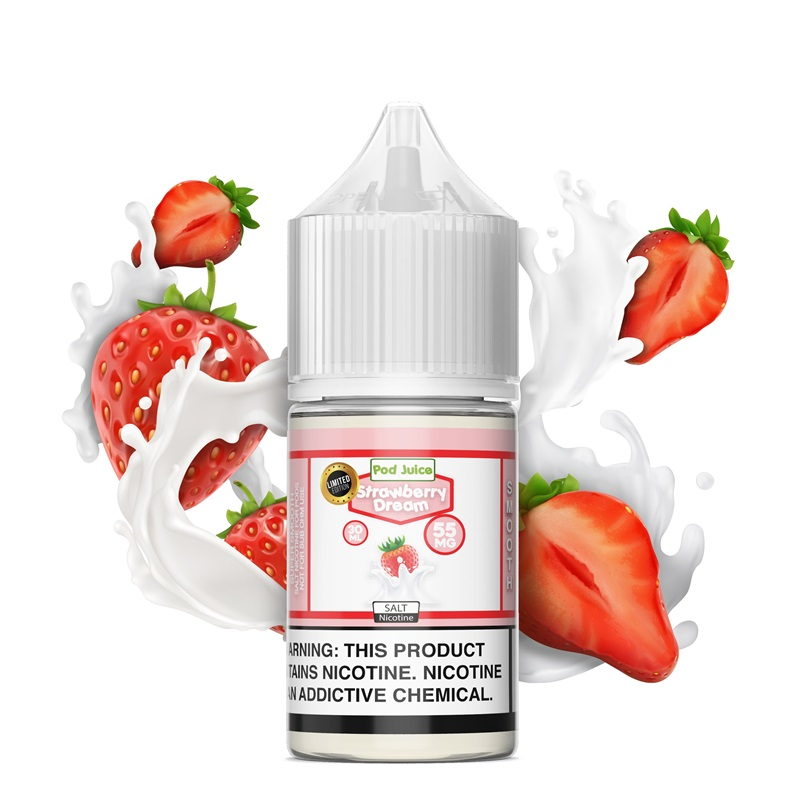 Pod Juice Salt Strawberry Dream E-juice 30ml