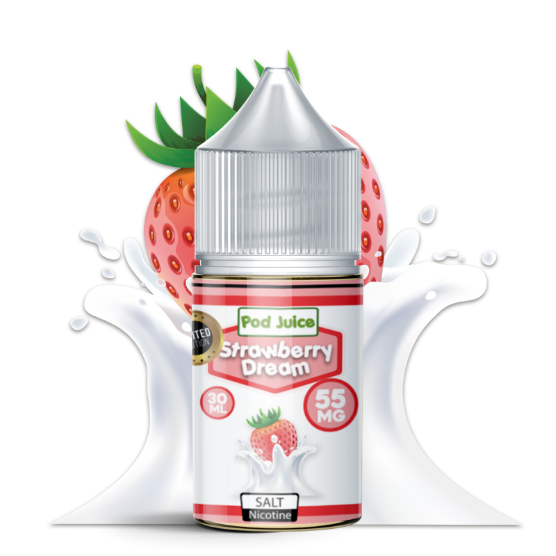 Pod Juice Salt Strawberry Dream E-juice 30ml