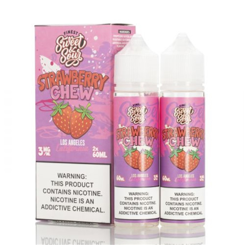 The Finest Sweet & Sour Strawberry Chew E-juic...