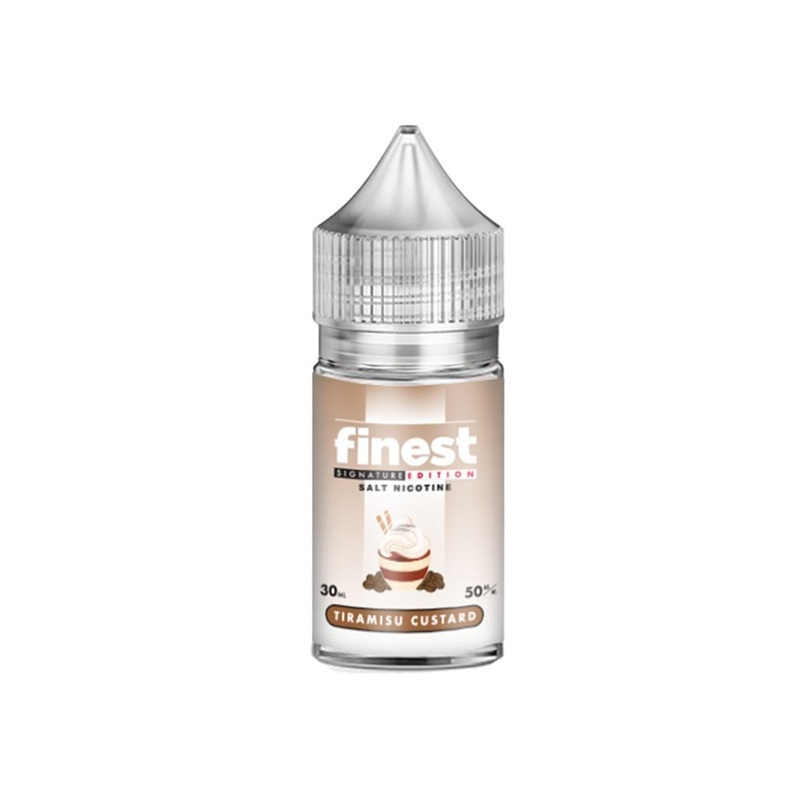 The Finest SaltNic Tiramisu Custard E-juice 30ml