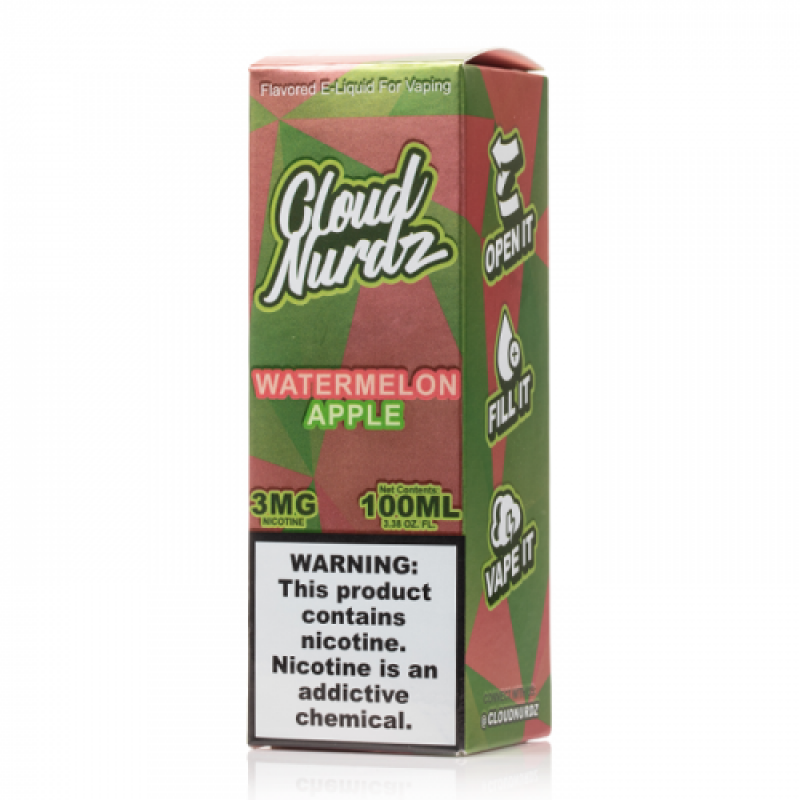 Cloud Nurdz Watermelon Apple E-juice 100ml