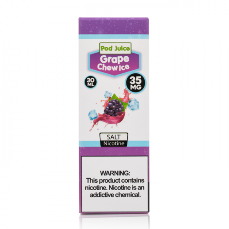 Pod Juice Salts Series Grape Chew Freeze Tobacco-Free E-juice 30ml