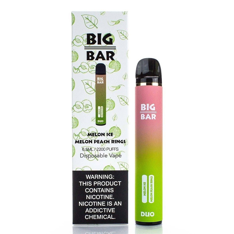 Big Bar Duo Disposable Vape Kit 2200 Puffs Dual Flavors