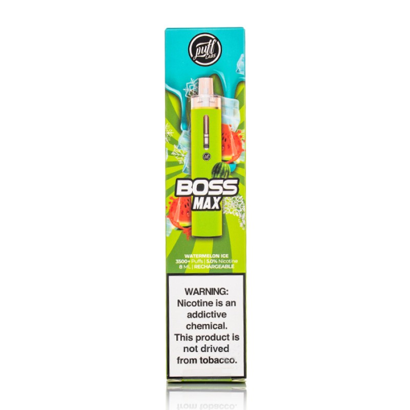 Puff Labs BOSS MAX Disposable Vape Kit 3500 Puffs 8ml