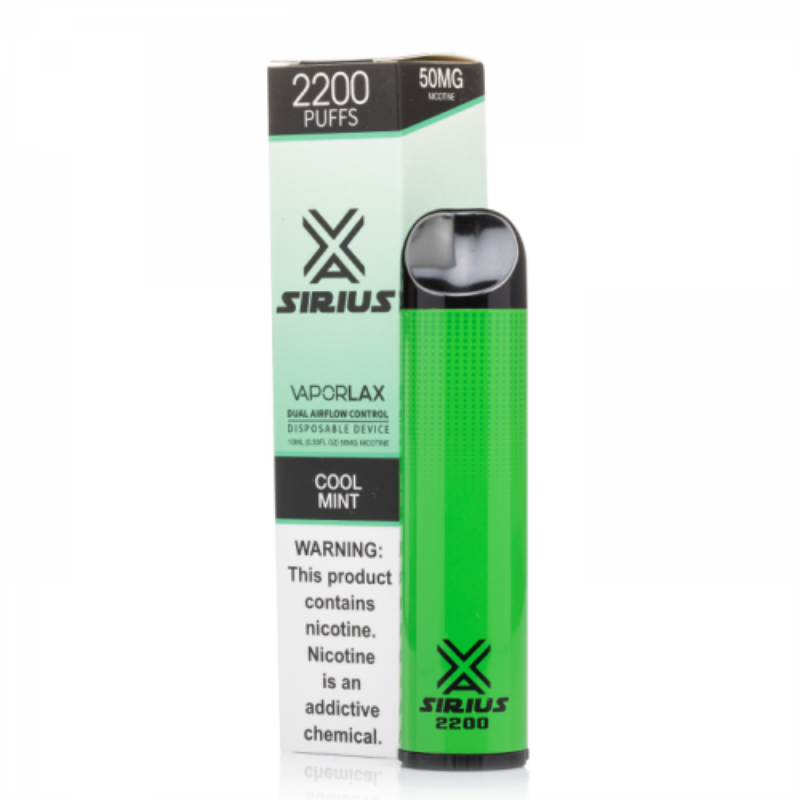 Vaporlax Sirius Disposable Kit 2200 Puffs 10ml