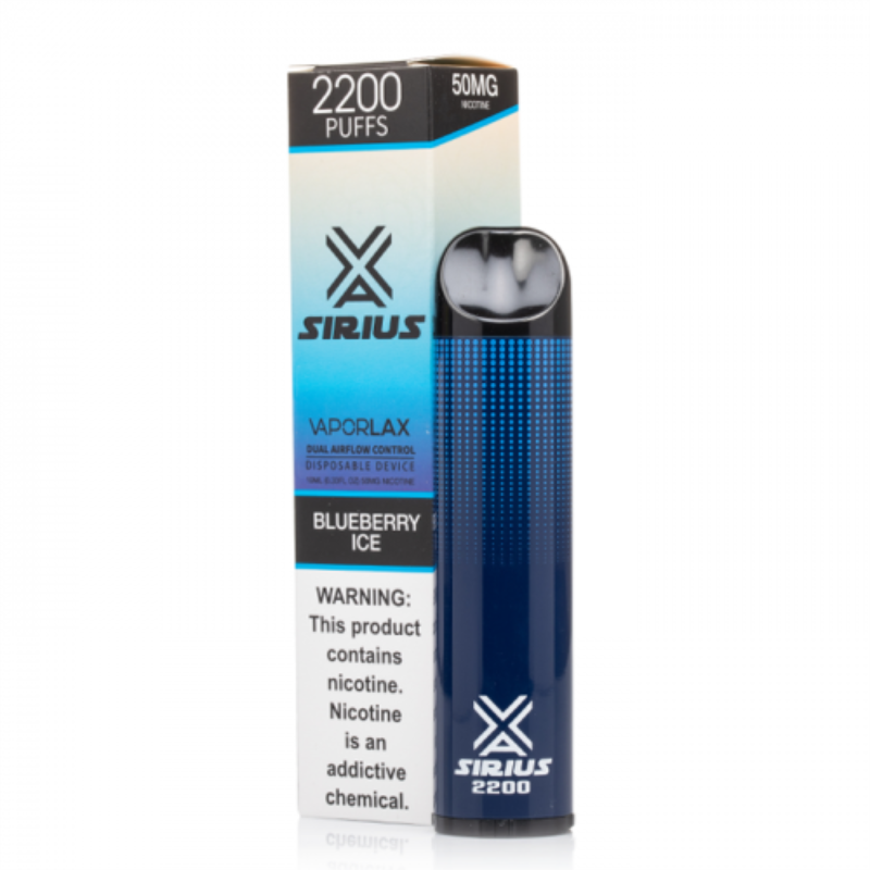 Vaporlax Sirius Disposable Kit 2200 Puffs 10ml