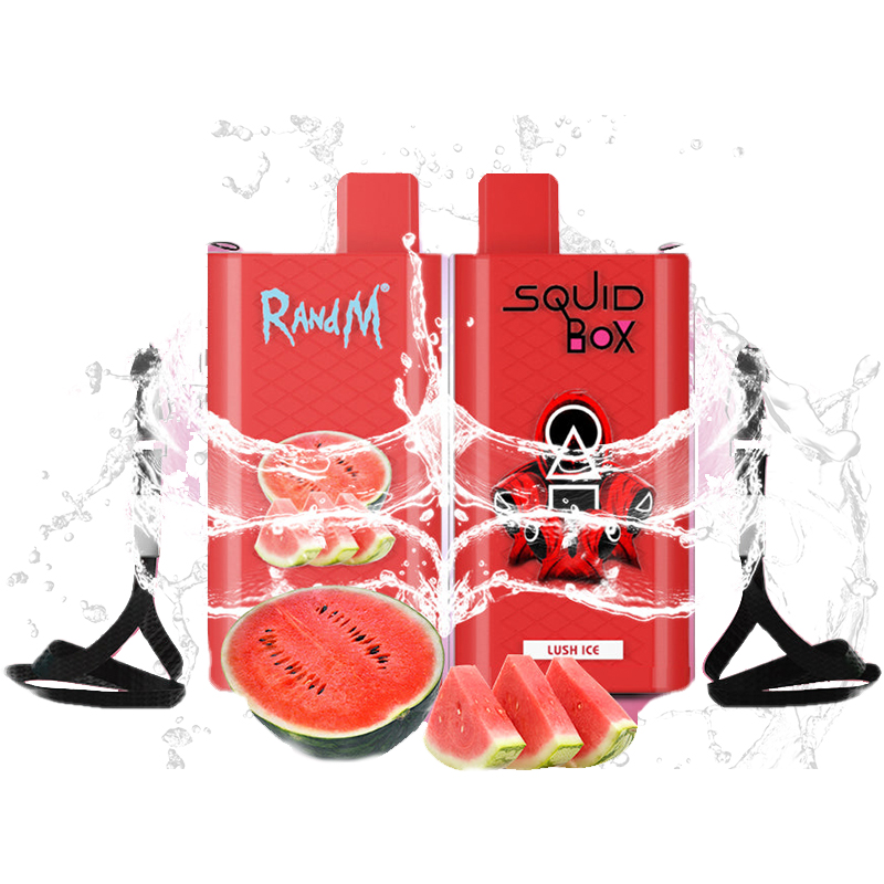 R and M Squid Box 5200 Puffs Rechargeable Disposable Kit 12ml