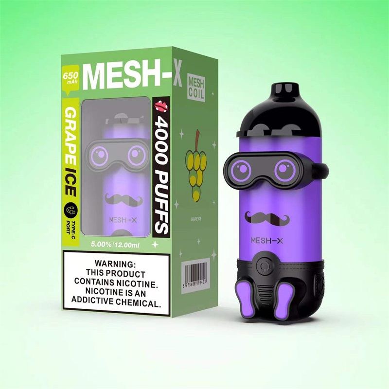 Meshking MESH-X 4000 Puffs Rechargeable Disposable Vape Kit 12ml