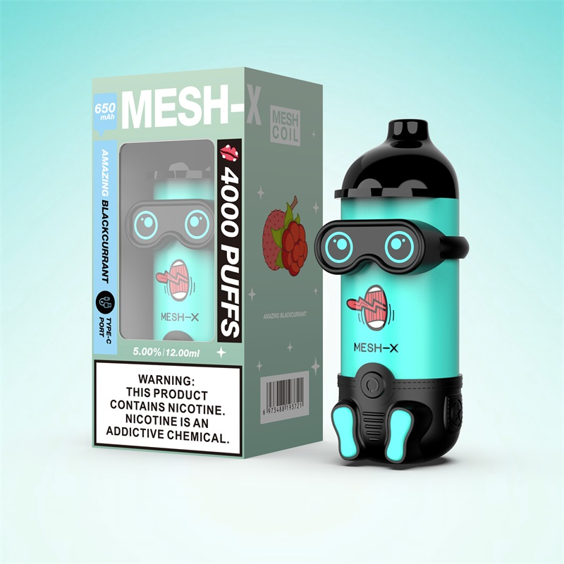 Meshking MESH-X 4000 Puffs Rechargeable Disposable Vape Kit 12ml