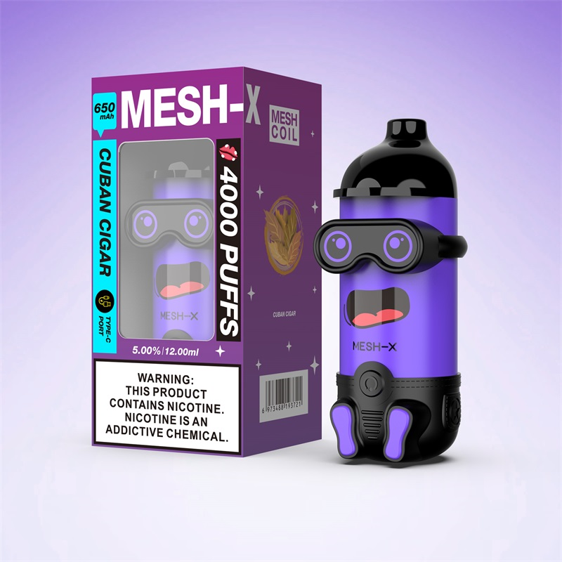 Meshking MESH-X 4000 Puffs Rechargeable Disposable Vape Kit 12ml