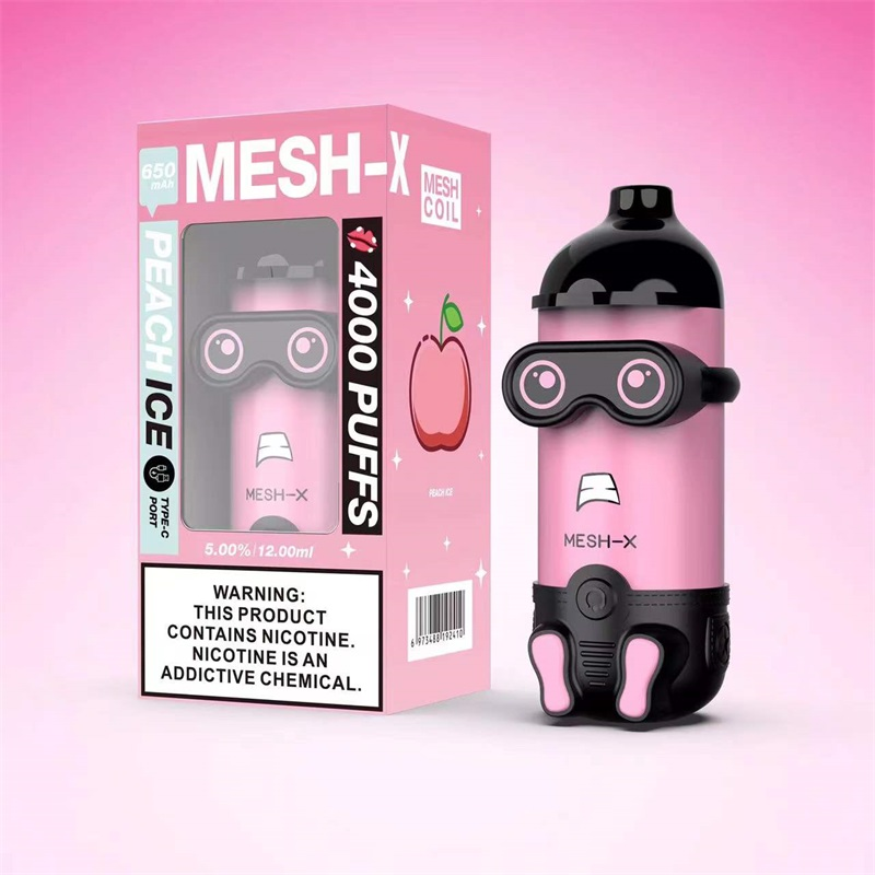 Meshking MESH-X 4000 Puffs Rechargeable Disposable Vape Kit 12ml