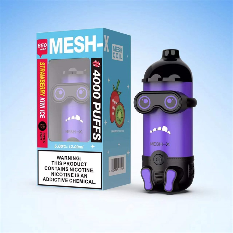 Meshking MESH-X 4000 Puffs Rechargeable Disposable Vape Kit 12ml