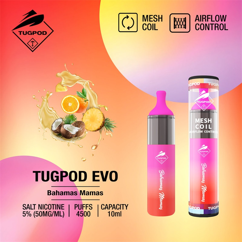 Tugpod EVO Disposable Vape Kit 4500 Puffs 10ml