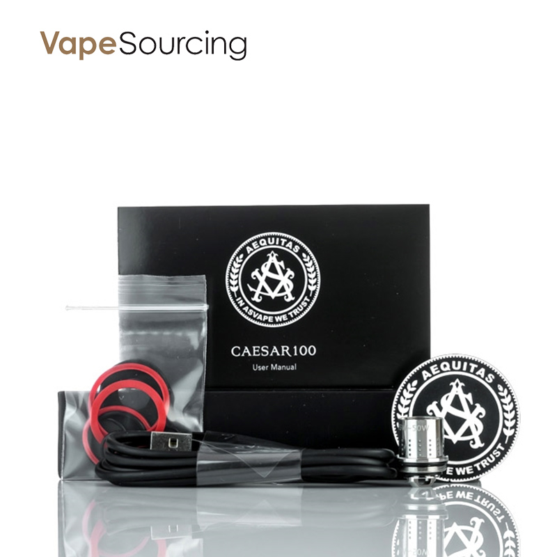 Asvape Caesar TC Starter Kit with Caesar 100 Sub-Ohm Tank 100w