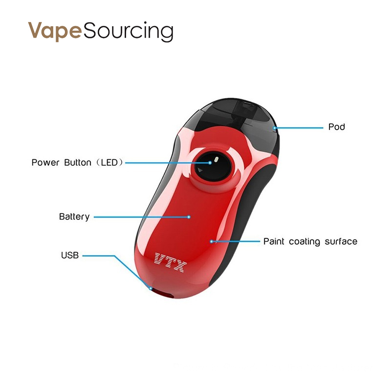 VapeCige VTX Kit 480mAh Pod System Kit