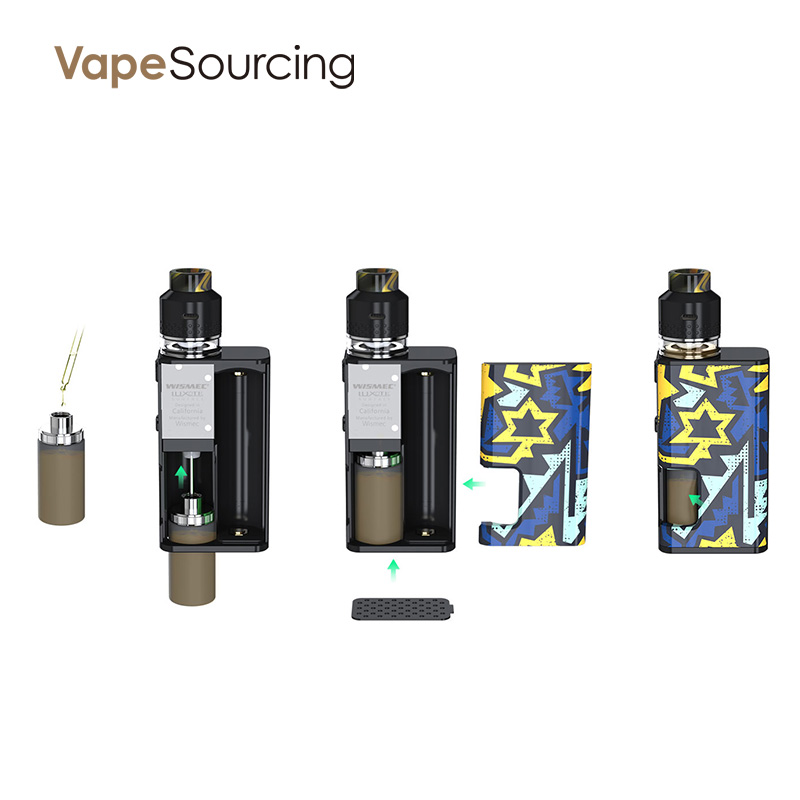 Wismec Luxotic Surface BF Squonk Kit 80W with Kestrel RDTA