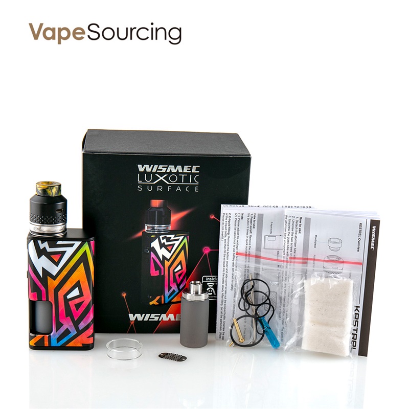 Wismec Luxotic Surface BF Squonk Kit 80W with Kestrel RDTA