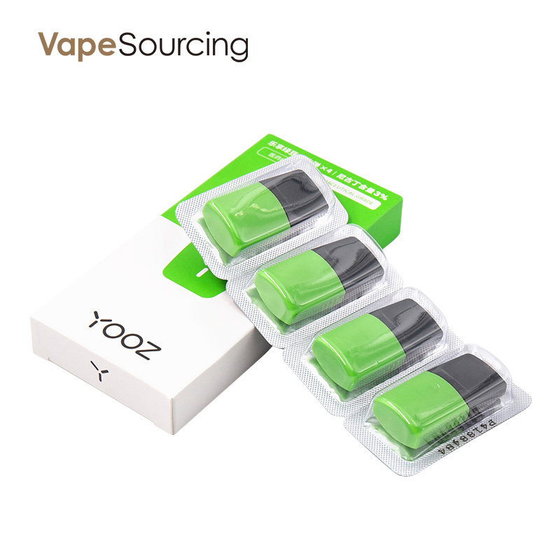 YOOZ Replacement Pod Cartridge 2ml (4pcs/pack) Chinese Version