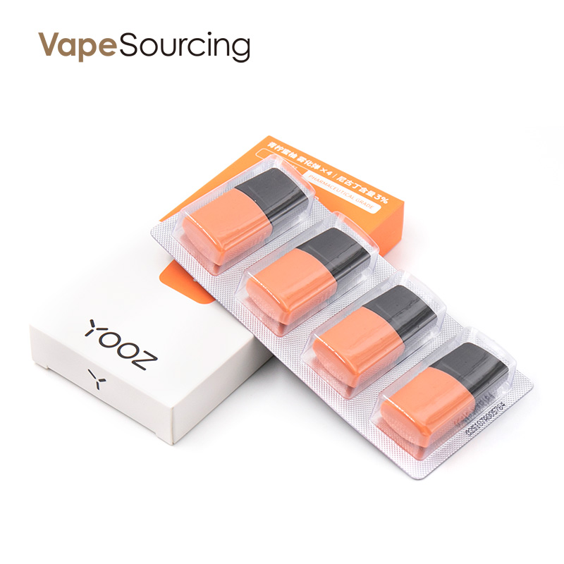 YOOZ Replacement Pod Cartridge 2ml (4pcs/pack) Chinese Version