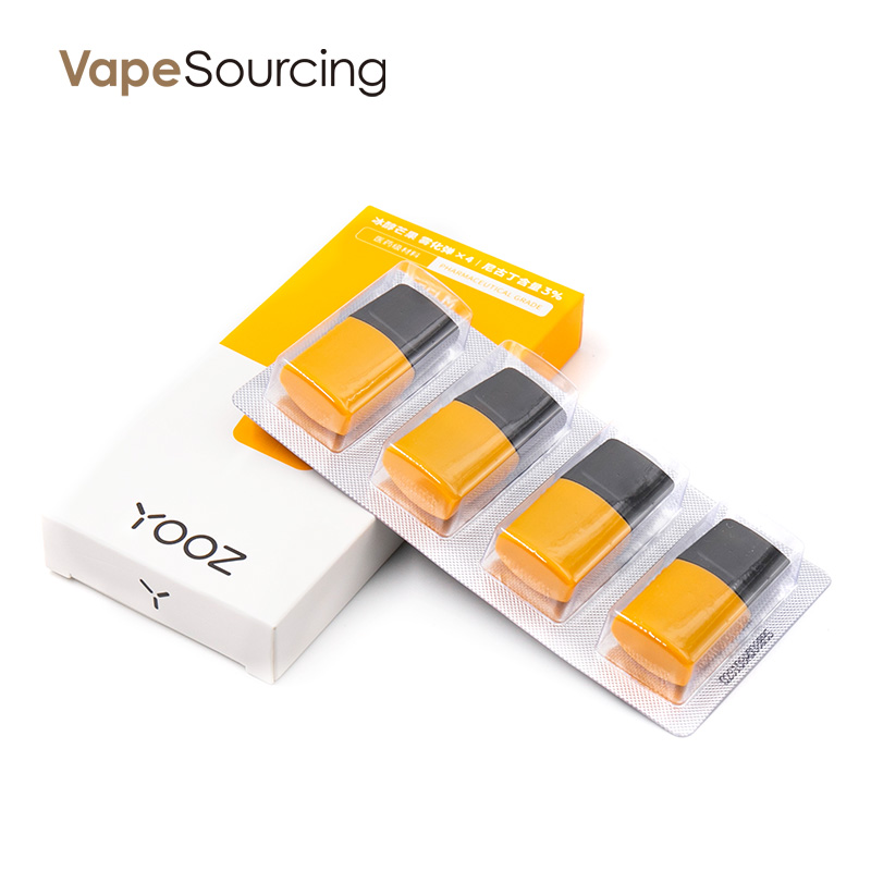 YOOZ Replacement Pod Cartridge 2ml (4pcs/pack) Chinese Version