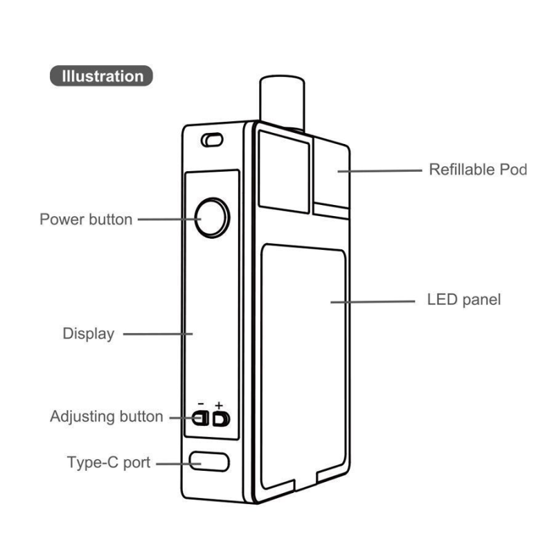 CoilART Djinni Pod System Kit 950mAh