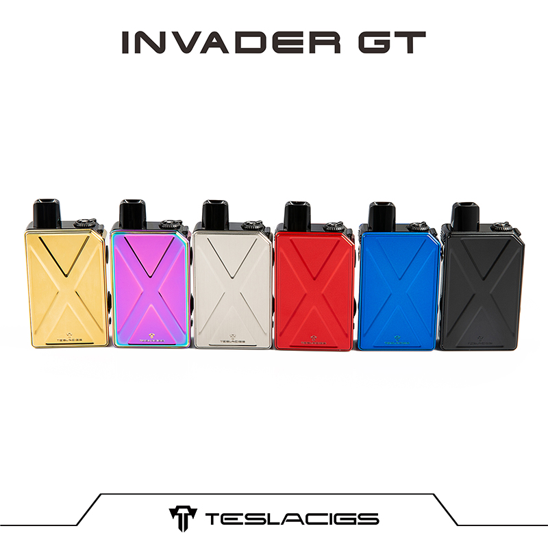 Teslacigs Invader GT 50W Mod Pod Kit 1200mAh