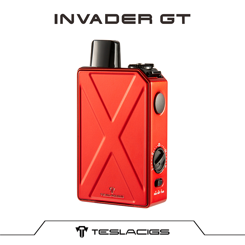 Teslacigs Invader GT 50W Mod Pod Kit 1200mAh