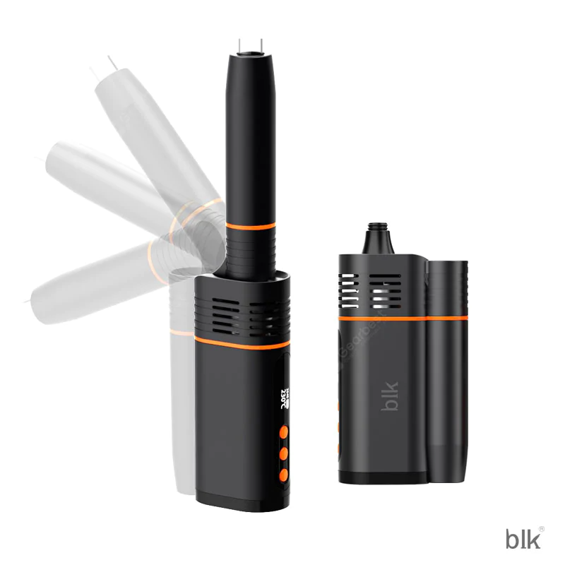 Kingtons BLK Rotary Dry Leaf Vaporizer 1800mAh