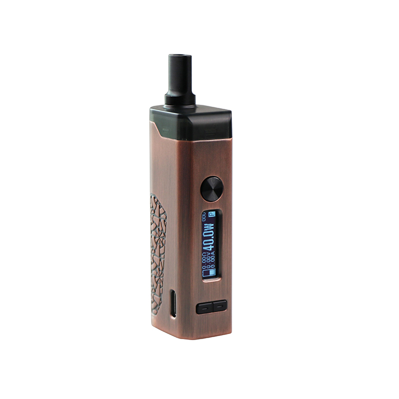 Hippovape B'Adapt 40W RBA AIO Kit External 18350 Battery