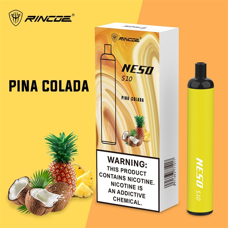 Rincoe Neso S10 Disposable Vape Pen Kit 600 Puffs 500mAh