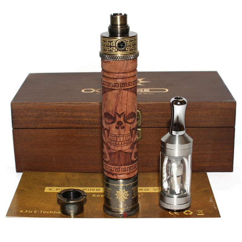 Vision Spinner E-Fire Wooden Vape Pen Kit 1100mAh