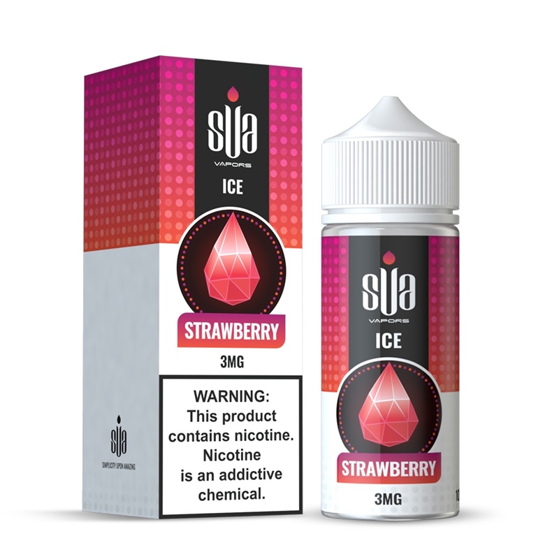 SUA Vapors Ice Strawberry E-juice 100ML