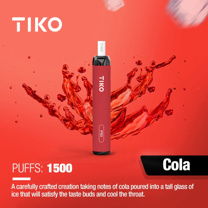 TIKO Disposable Vape Device 1500 Puffs 800mAh