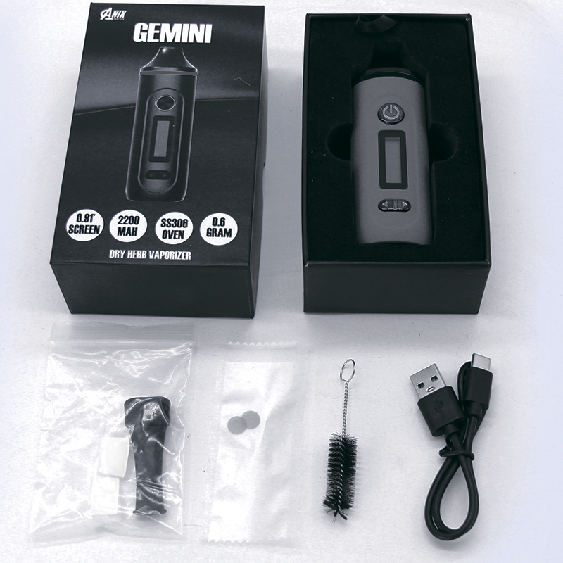 ANIX Gemini Dry Herb Vaporizer Kit 2200mAh